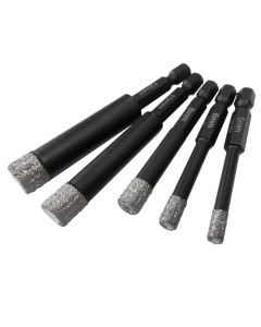 Mandrex TileXcut Diamantboorset, 5-delig