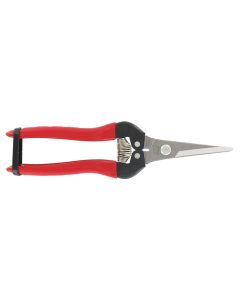 ARS Fruitschaar 19cm, recht, RVS, rood