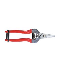 ARS Fruitschaar 17cm, gebogen, RVS, rood